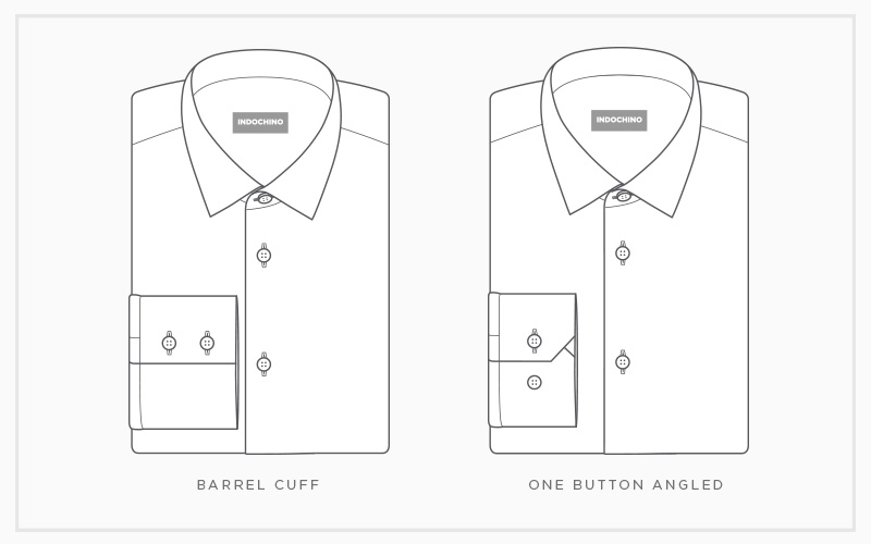 Your Guide to Dress Shirt Cuffs: Barrel & One-Button Angle