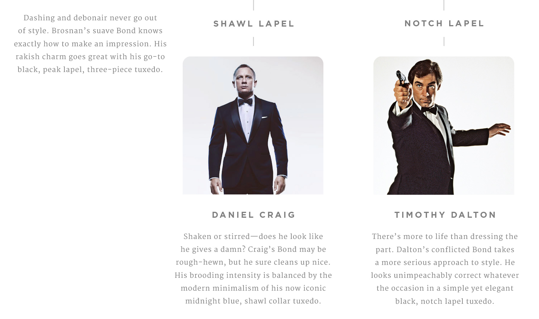 Which Bond Are You? What your attire says about you (3)